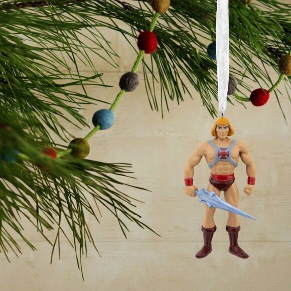 Nib Hallmark He-Man Christmas Ornament Masters of the Universe 2021 Rein 3 Inch - Picture 4 of 13